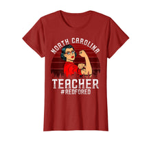 Load image into Gallery viewer, Funny shirts V-neck Tank top Hoodie sweatshirt usa uk au ca gifts for Red for Ed Shirt North Carolina Teacher #Redfored Protest 2619086
