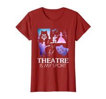 Load image into Gallery viewer, Funny shirts V-neck Tank top Hoodie sweatshirt usa uk au ca gifts for Theatre Is My Sport T-shirt, Funny Theatre Shirts Gifts 1859950
