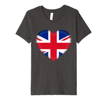 Load image into Gallery viewer, Funny shirts V-neck Tank top Hoodie sweatshirt usa uk au ca gifts for I Love United Kingdom UK T-Shirt | British Flag Heart Outfit 2253053
