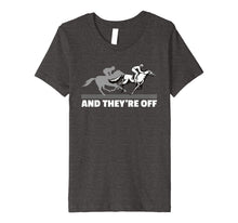 Load image into Gallery viewer, Funny shirts V-neck Tank top Hoodie sweatshirt usa uk au ca gifts for Horse Racing Shirts - And They&#39;re Off Horse Racing T-Shirt 272827
