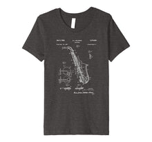 Load image into Gallery viewer, Funny shirts V-neck Tank top Hoodie sweatshirt usa uk au ca gifts for Vintage Patent Print Saxophone Player T-Shirt 234465
