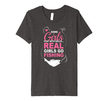 Load image into Gallery viewer, Funny shirts V-neck Tank top Hoodie sweatshirt usa uk au ca gifts for Some Girls Play With Dolls Real Girls Go Fishing Shirt 1873287
