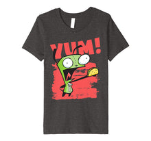 Load image into Gallery viewer, Funny shirts V-neck Tank top Hoodie sweatshirt usa uk au ca gifts for Invader Zim Gir Screaming Yum! Taco Portrait Premium T-Shirt 3334201
