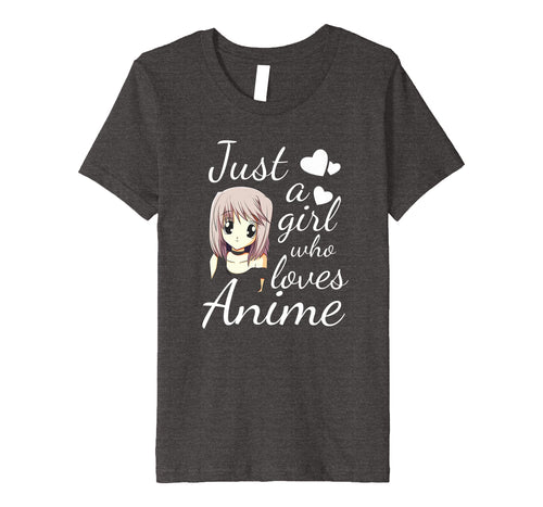 Funny shirts V-neck Tank top Hoodie sweatshirt usa uk au ca gifts for Teenage Girl Anime Shirt | Just a Girl Who Loves Anime 2393077