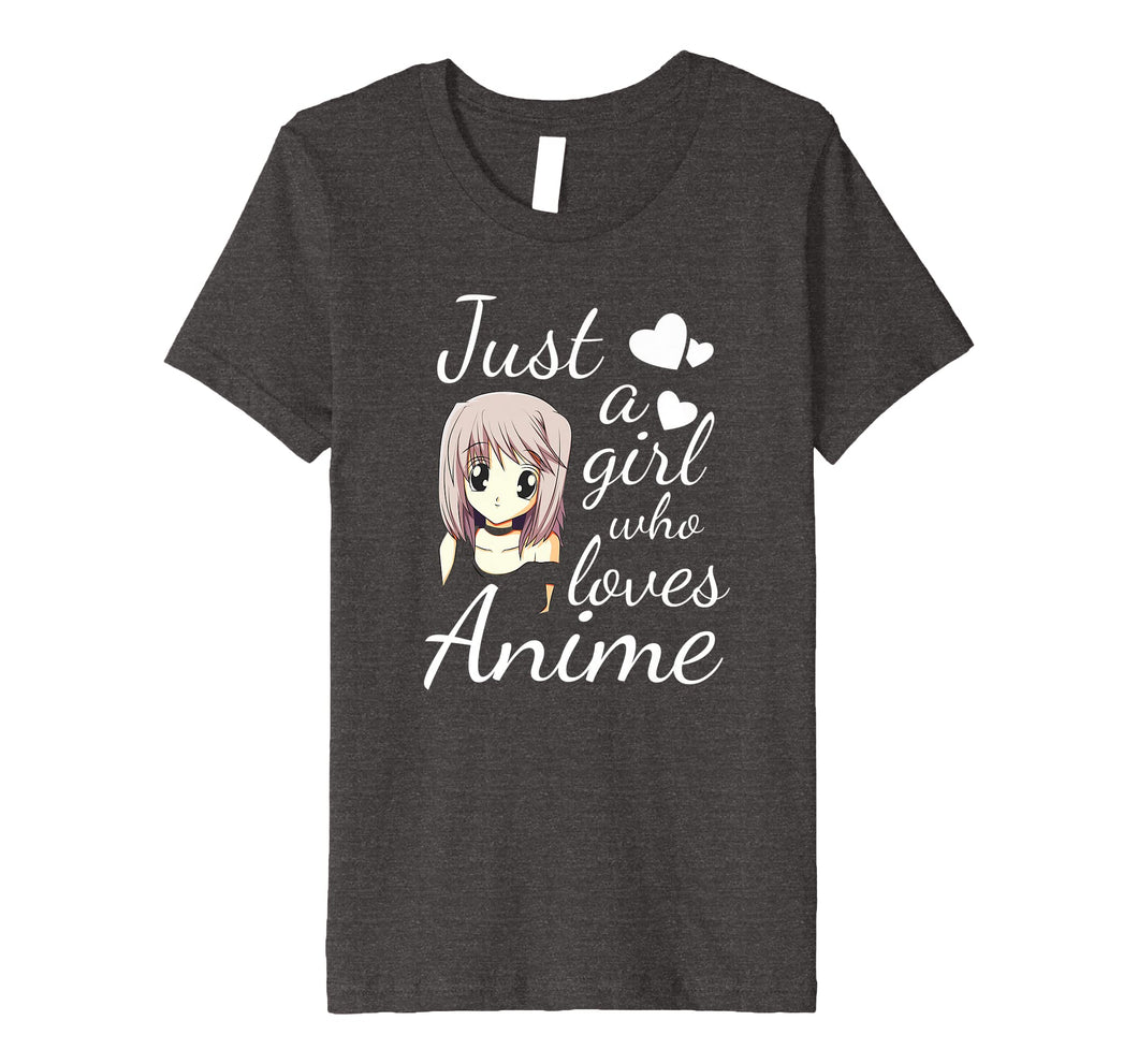 Funny shirts V-neck Tank top Hoodie sweatshirt usa uk au ca gifts for Teenage Girl Anime Shirt | Just a Girl Who Loves Anime 2393077