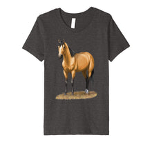 Load image into Gallery viewer, Funny shirts V-neck Tank top Hoodie sweatshirt usa uk au ca gifts for Beautiful Buckskin Dun Quarter Horse Stallion T-shirt 2092416
