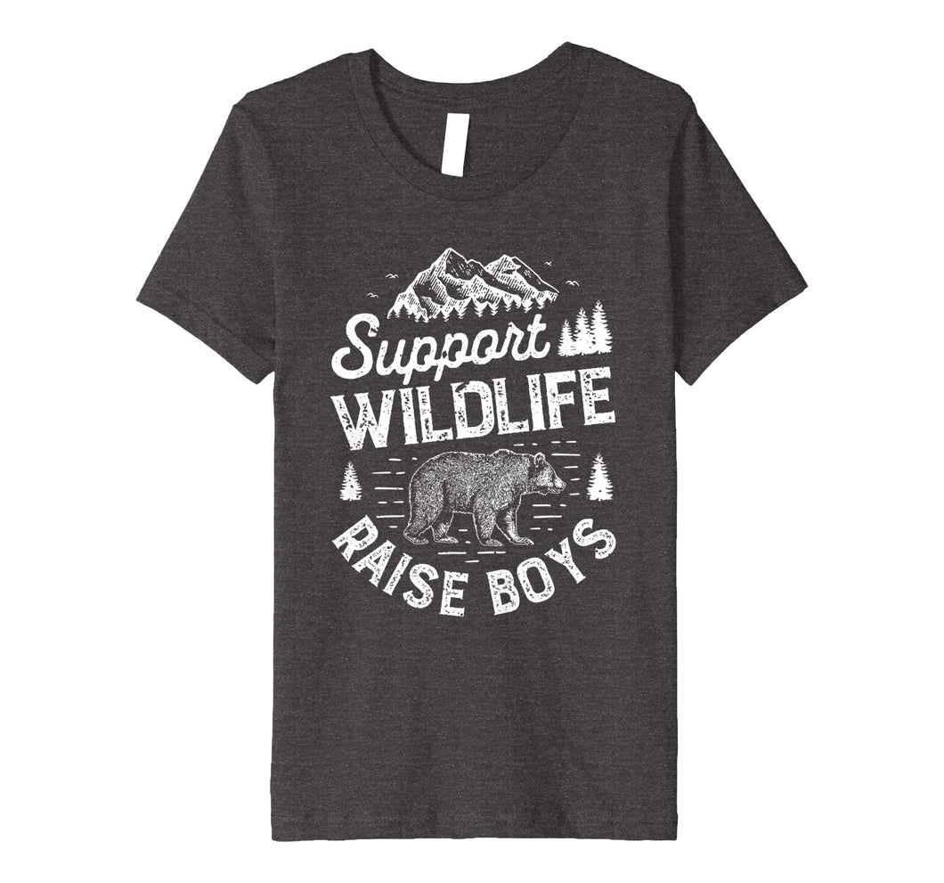 Funny shirts V-neck Tank top Hoodie sweatshirt usa uk au ca gifts for Support Wildlife Raise Boys T shirt Mom Dad Mother Parents 1281639