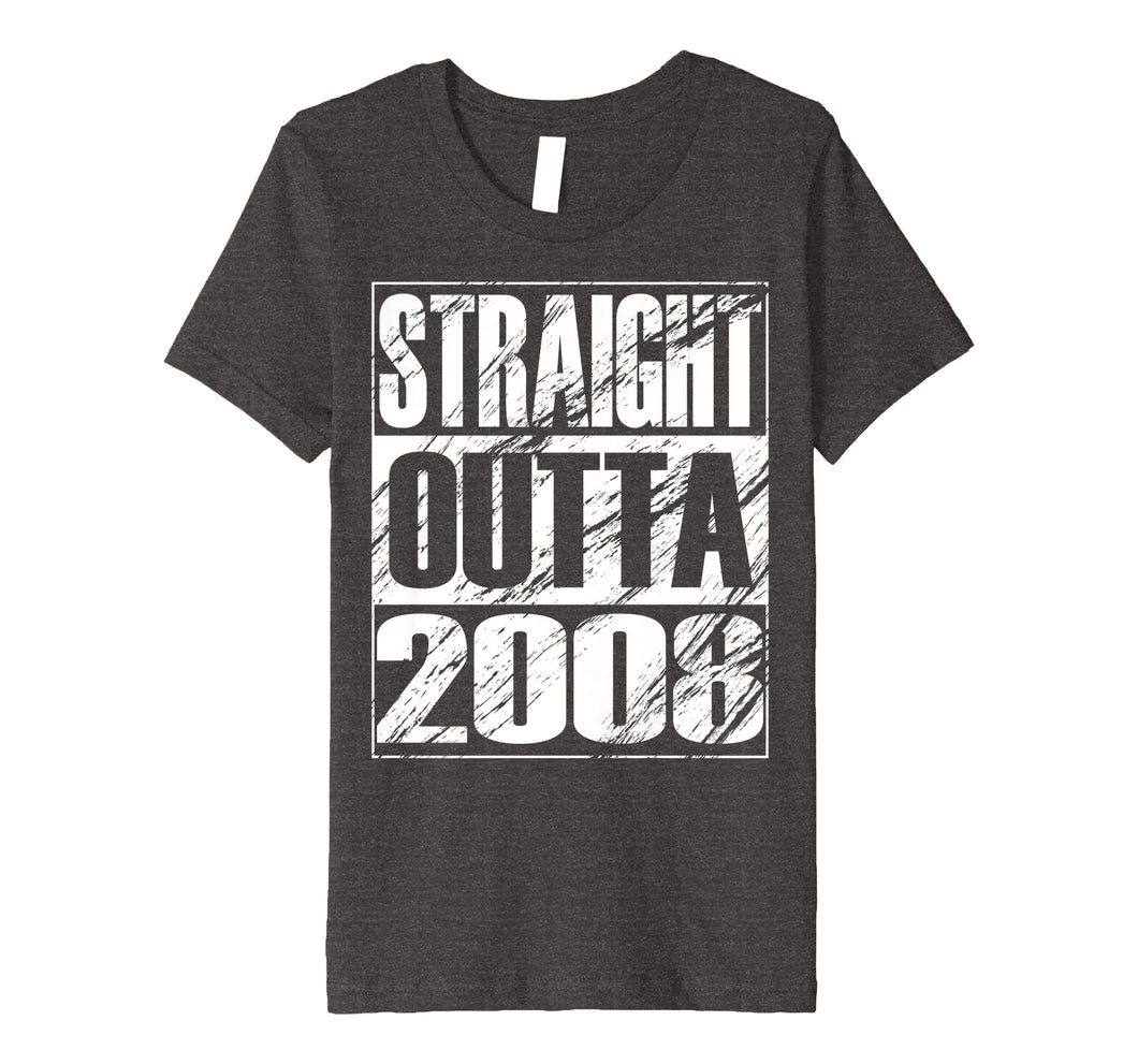 Funny shirts V-neck Tank top Hoodie sweatshirt usa uk au ca gifts for Funny Straight Outta 2008 T-shirt 12nd Birthday Vintage Gift 1824991