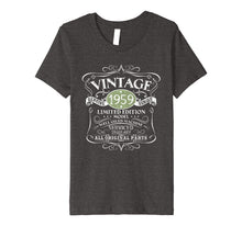 Load image into Gallery viewer, Funny shirts V-neck Tank top Hoodie sweatshirt usa uk au ca gifts for Vintage 1959 60th Birthday All Original Parts Premium Shirt 1294642
