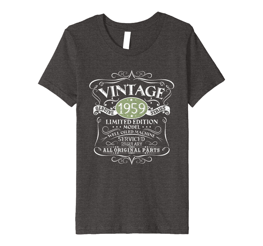 Funny shirts V-neck Tank top Hoodie sweatshirt usa uk au ca gifts for Vintage 1959 60th Birthday All Original Parts Premium Shirt 1294642