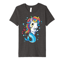 Load image into Gallery viewer, Funny shirts V-neck Tank top Hoodie sweatshirt usa uk au ca gifts for Unicorn Mermaid Mermicorn T Shirt Girls Kids Rainbow Gifts 1709953
