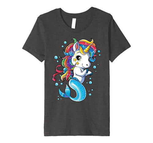 Funny shirts V-neck Tank top Hoodie sweatshirt usa uk au ca gifts for Unicorn Mermaid Mermicorn T Shirt Girls Kids Rainbow Gifts 1709953