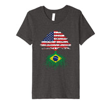 Load image into Gallery viewer, Funny shirts V-neck Tank top Hoodie sweatshirt usa uk au ca gifts for Brazil Brasil Roots American Grown Shirt For Men Women Kids 1521482
