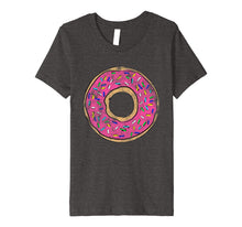 Load image into Gallery viewer, Funny shirts V-neck Tank top Hoodie sweatshirt usa uk au ca gifts for Vintage Big Pink Donut Shirt Sprinkles Doughnut 1694035

