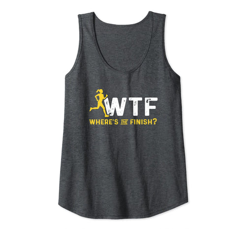 Womens WTF Wheres The Finish Running Tank Top 398289