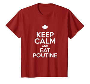 Funny shirts V-neck Tank top Hoodie sweatshirt usa uk au ca gifts for Keep Calm and Eat Poutine Canadian T-Shirt 86981