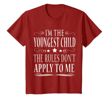 Load image into Gallery viewer, Funny shirts V-neck Tank top Hoodie sweatshirt usa uk au ca gifts for I&#39;M THE YOUNGEST CHILD THE RULES DON&#39;T APPLY TO ME SHIRT 816542

