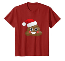 Load image into Gallery viewer, Funny shirts V-neck Tank top Hoodie sweatshirt usa uk au ca gifts for Funny Emoji Santa Hat Christmas Poop Shirt for Kids &amp; Adults 1998728

