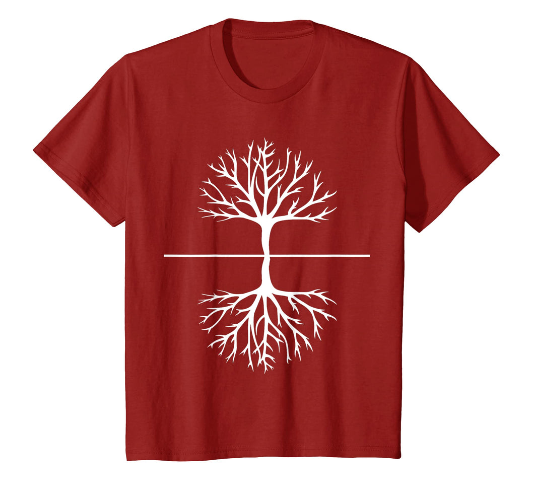 Tree and Roots T Shirt - Camping Outdoors Nature Reflection