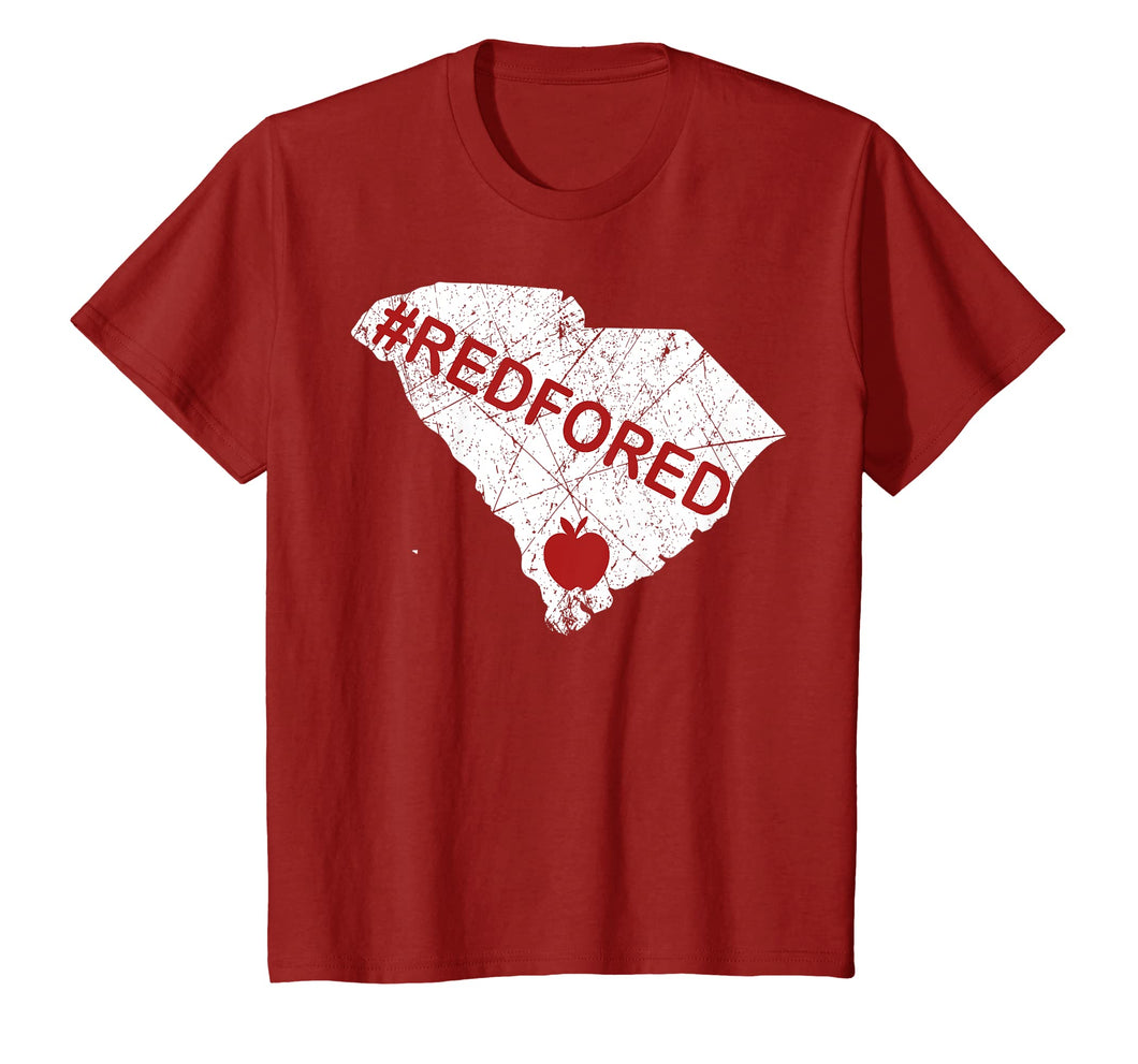Teachers Education Red For Ed South Carolina Tshirt Gifts
