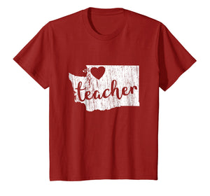 Funny shirts V-neck Tank top Hoodie sweatshirt usa uk au ca gifts for Teacher Red For Ed T-Shirt Washington Public Education shirt 1580558