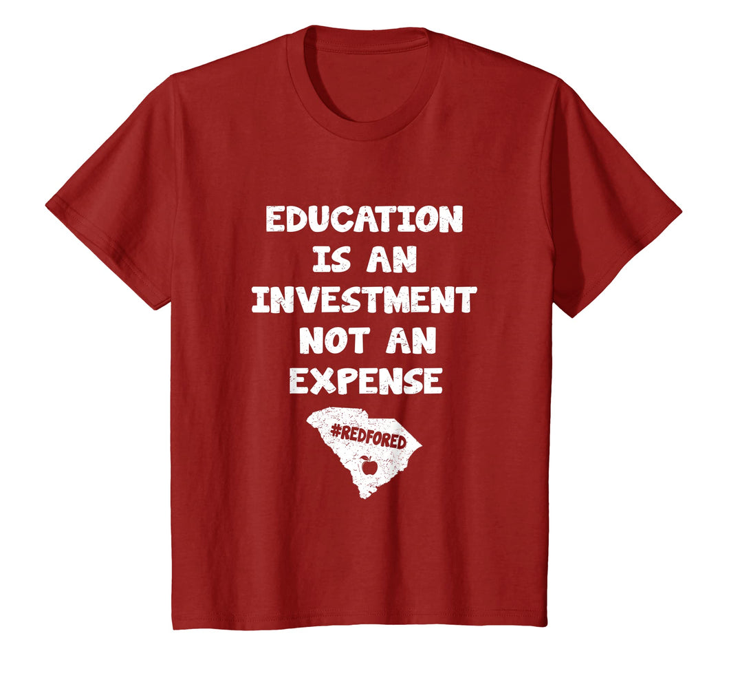 Red For Ed South Carolina Education Teachers T-Shirt Gifts