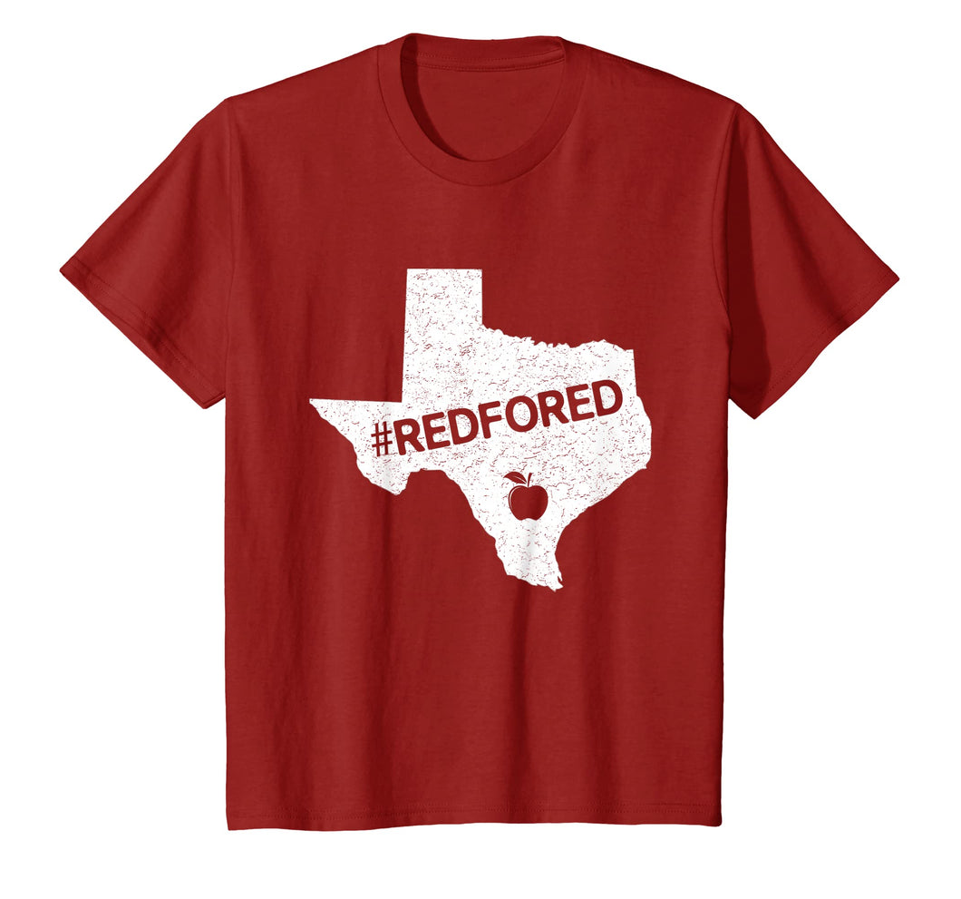 Funny shirts V-neck Tank top Hoodie sweatshirt usa uk au ca gifts for Teachers Public Education Red For Ed Texas T-Shirt Gifts 2498746