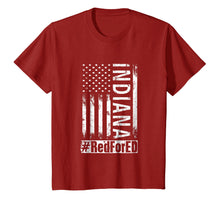Load image into Gallery viewer, Funny shirts V-neck Tank top Hoodie sweatshirt usa uk au ca gifts for Red for Ed Teacher Indiana Vintage T-Shirt 1301223
