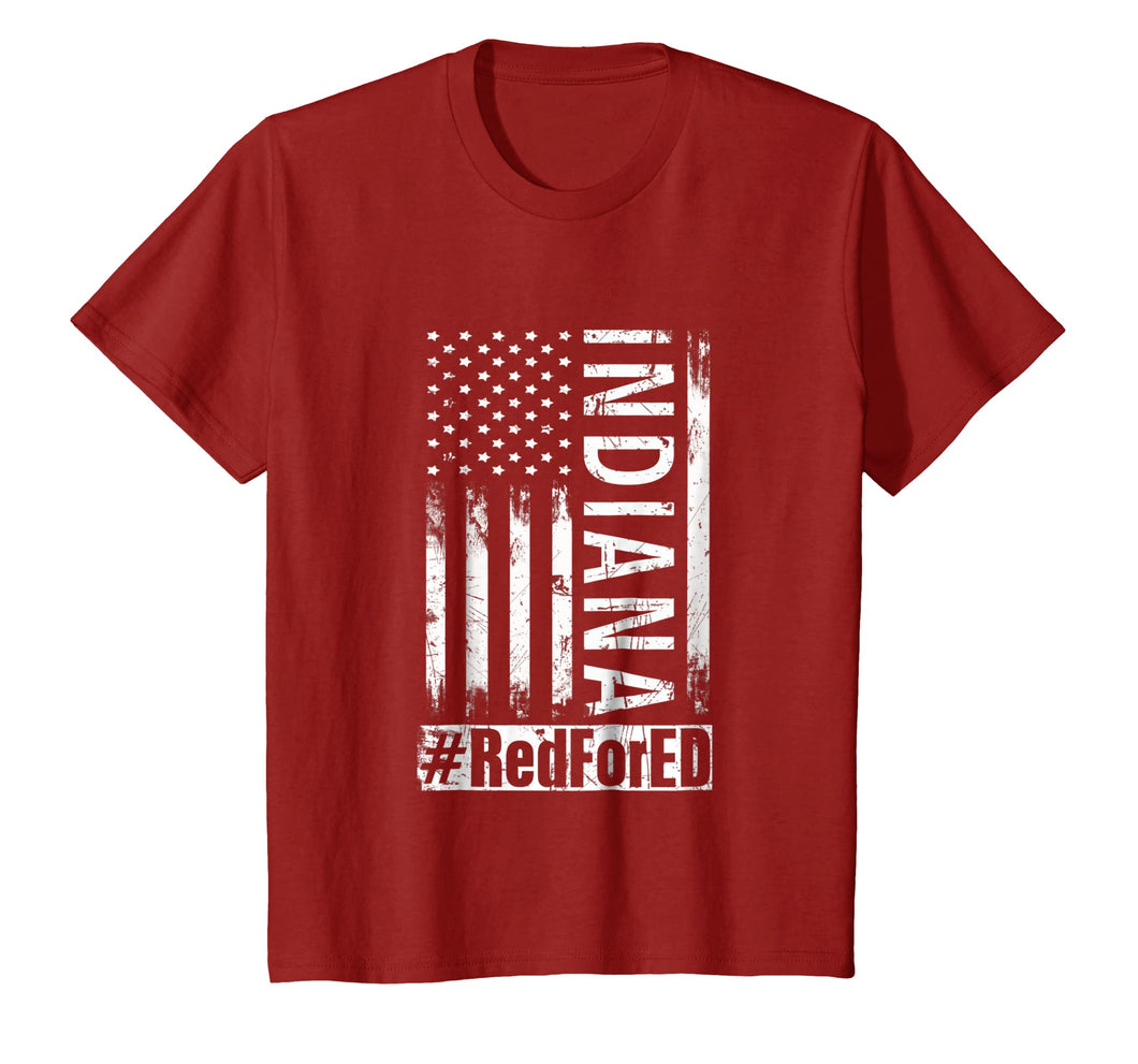 Funny shirts V-neck Tank top Hoodie sweatshirt usa uk au ca gifts for Red for Ed Teacher Indiana Vintage T-Shirt 1301223
