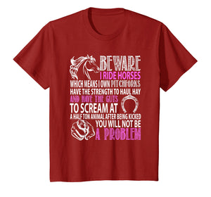 Funny shirts V-neck Tank top Hoodie sweatshirt usa uk au ca gifts for Horse Gifts For Girls I Ride Horses T Shirt For Horse Lovers 1186573