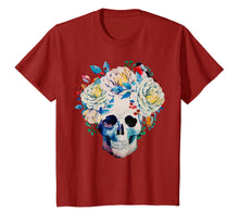 Load image into Gallery viewer, Funny shirts V-neck Tank top Hoodie sweatshirt usa uk au ca gifts for Floral Skull T Shirt Women Graphic Tshirt Women Men Kids 749117
