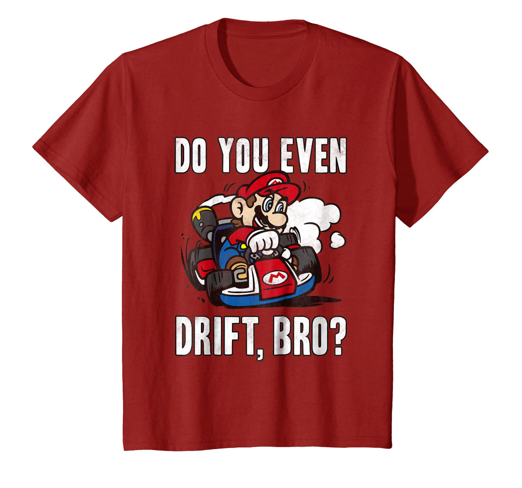 Funny shirts V-neck Tank top Hoodie sweatshirt usa uk au ca gifts for Nintendo Mario Kart Do You Even Drift Bro Graphic T-Shirt 498855