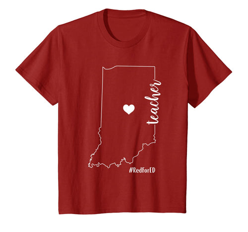 Funny shirts V-neck Tank top Hoodie sweatshirt usa uk au ca gifts for Red For Ed Indiana Teacher Gifts #RedforEd T-Shirt 556370