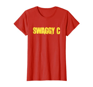Funny shirts V-neck Tank top Hoodie sweatshirt usa uk au ca gifts for SWAGGY C SHIRT TRENDING BB RED AND YELLOW TSHIRT 1848108