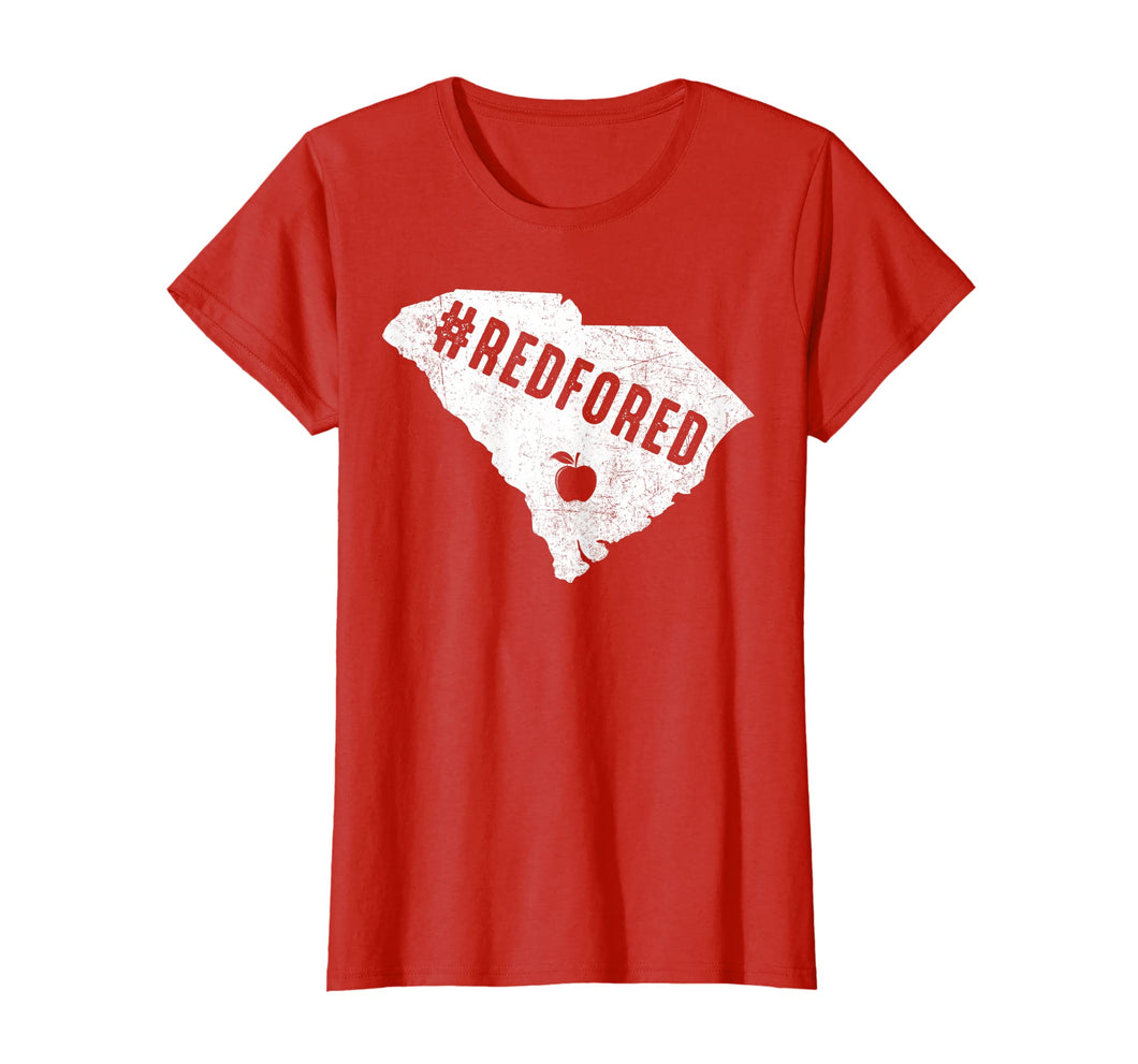 Teachers Education Red For Ed South Carolina T-Shirt Gifts