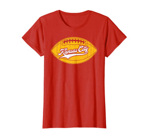 Kansas City Football | Vintage KC Missouri Retro Gift T-Shirt-206817
