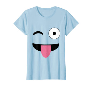 Funny shirts V-neck Tank top Hoodie sweatshirt usa uk au ca gifts for Emoji Face With Winking One Eye and Tongue Out Emoticon 1578429