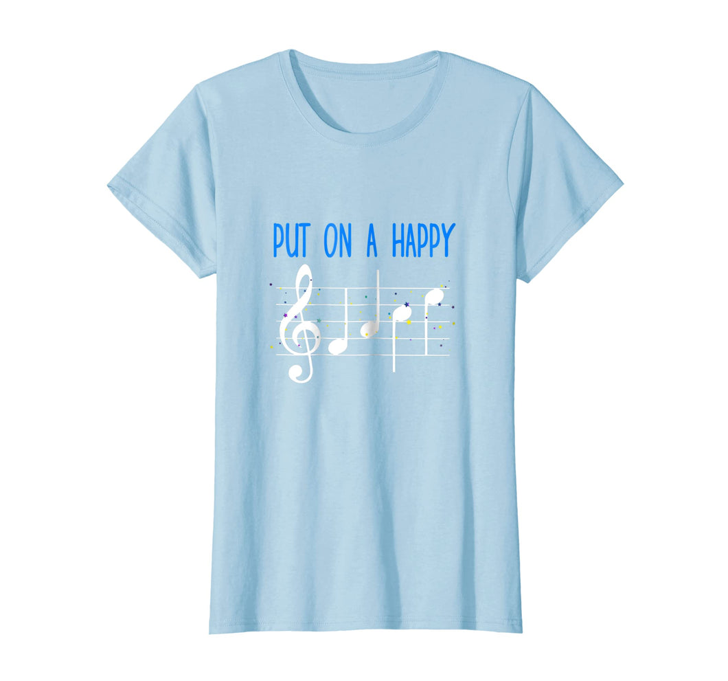 Funny shirts V-neck Tank top Hoodie sweatshirt usa uk au ca gifts for Put On A Happy Face Music Shirt-Funny Music Teacher T-Shirt 2732798