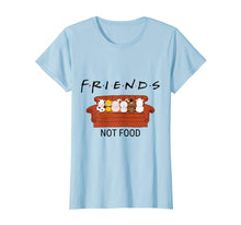 Load image into Gallery viewer, Vegan Shirt Friends Not Food Shirt Vegetarian Tee Mens Women
