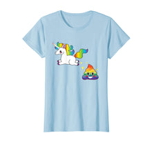 Load image into Gallery viewer, Funny shirts V-neck Tank top Hoodie sweatshirt usa uk au ca gifts for Funny Emoji Unicorn Poop T-Shirt - Cute Rainbow Sparkle Poo 786357
