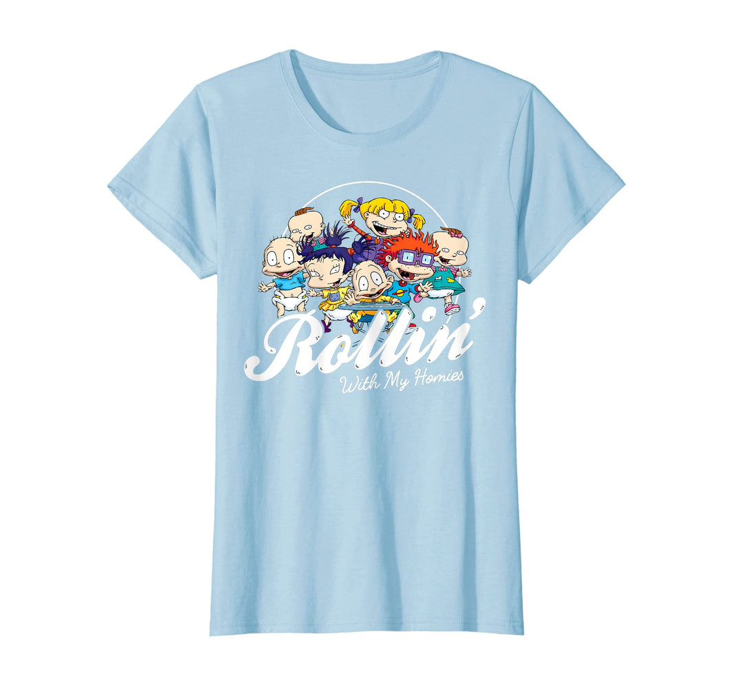 Funny shirts V-neck Tank top Hoodie sweatshirt usa uk au ca gifts for Rugrats Rollin With My Homies Baby Group Graphic T-Shirt 1946398