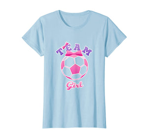 Funny shirts V-neck Tank top Hoodie sweatshirt usa uk au ca gifts for Gender Reveal Party | Team Girl, Pink Soccer Ball T Shirt 1891143