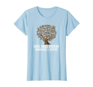 Funny shirts V-neck Tank top Hoodie sweatshirt usa uk au ca gifts for Ehlers Danlos Syndrome Awareness Support Tree T-shirt 2525268