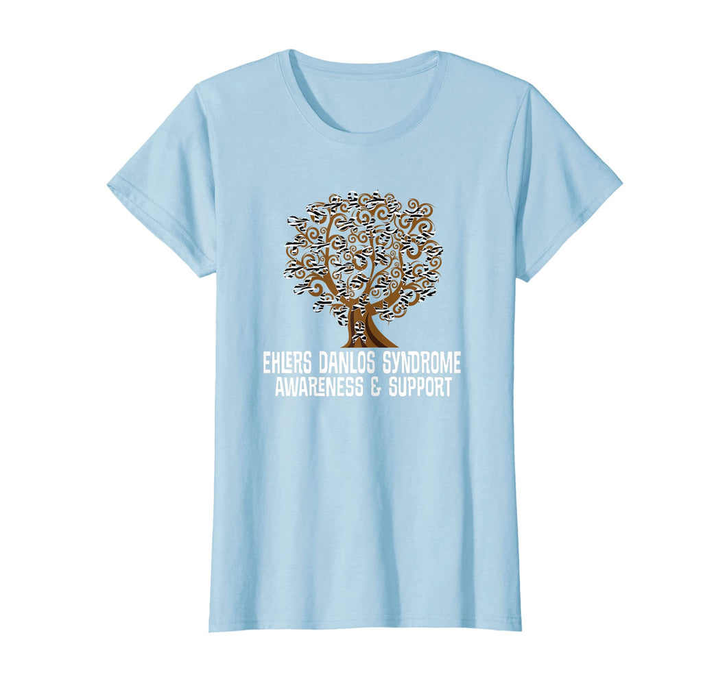 Funny shirts V-neck Tank top Hoodie sweatshirt usa uk au ca gifts for Ehlers Danlos Syndrome Awareness Support Tree T-shirt 2525268