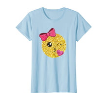 Load image into Gallery viewer, Funny shirts V-neck Tank top Hoodie sweatshirt usa uk au ca gifts for Kiss Emoticon Pink Heart SHIRT - Kiss Face for Girls Tee 1955720
