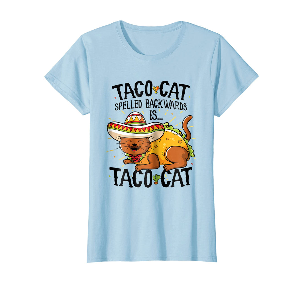 Funny shirts V-neck Tank top Hoodie sweatshirt usa uk au ca gifts for Cute Cat Tshirt, Tacocat Spelled Backwards is Taco Cat Shirt 1328146