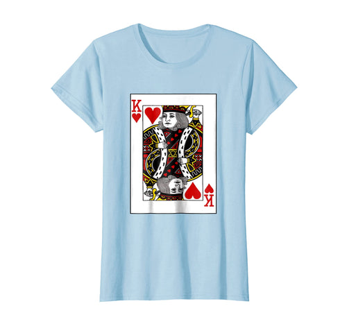 Funny shirts V-neck Tank top Hoodie sweatshirt usa uk au ca gifts for Valentines Day Gifts - King of Hearts Cards Couple T Shirt 1609670