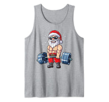 Load image into Gallery viewer, Funny shirts V-neck Tank top Hoodie sweatshirt usa uk au ca gifts for Santa Weightlifting Christmas Fitness Gym Deadlift Xmas Men Tank Top 609535
