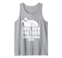 Load image into Gallery viewer, Funny shirts V-neck Tank top Hoodie sweatshirt usa uk au ca gifts for 2019 Will Run for Food Funny Thanksgiving Turkey Running Tank Top 1220684
