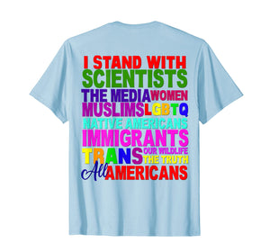 Funny shirts V-neck Tank top Hoodie sweatshirt usa uk au ca gifts for I Stand With Shirt Persist Resist Protest March America USA 1319997